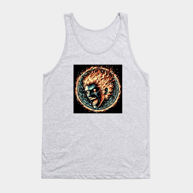 Rage of Fire Tank Top by JohnTy